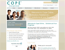 Tablet Screenshot of cope-inc.com